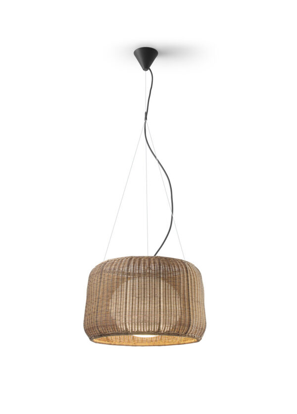 Suspension extérieur Fora en fibre synthétique par Alex Fernández Camps & Gonzalo Milà x Bover