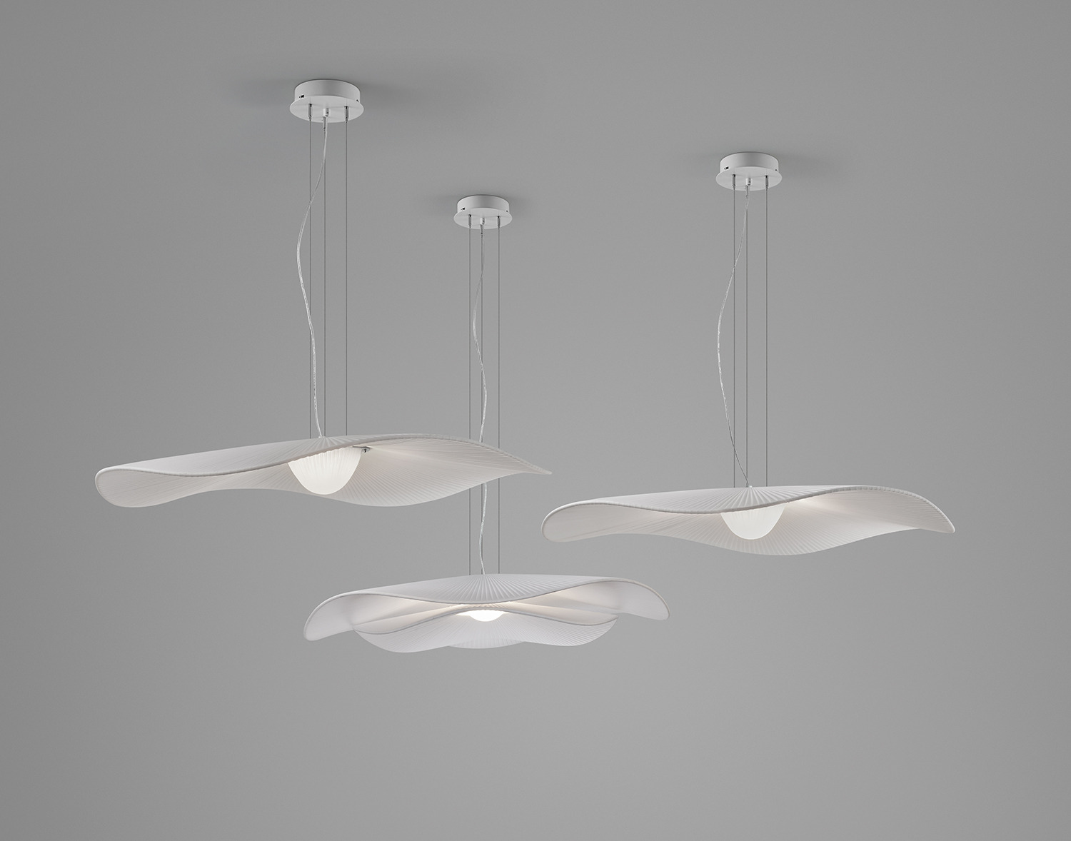 Suspension Mediterrània S/105 en polycarbonate par Alex Fernández Camps x Bover Suspension Mediterrània S/105 en polycarbonate par Alex Fernández Camps x Bover
