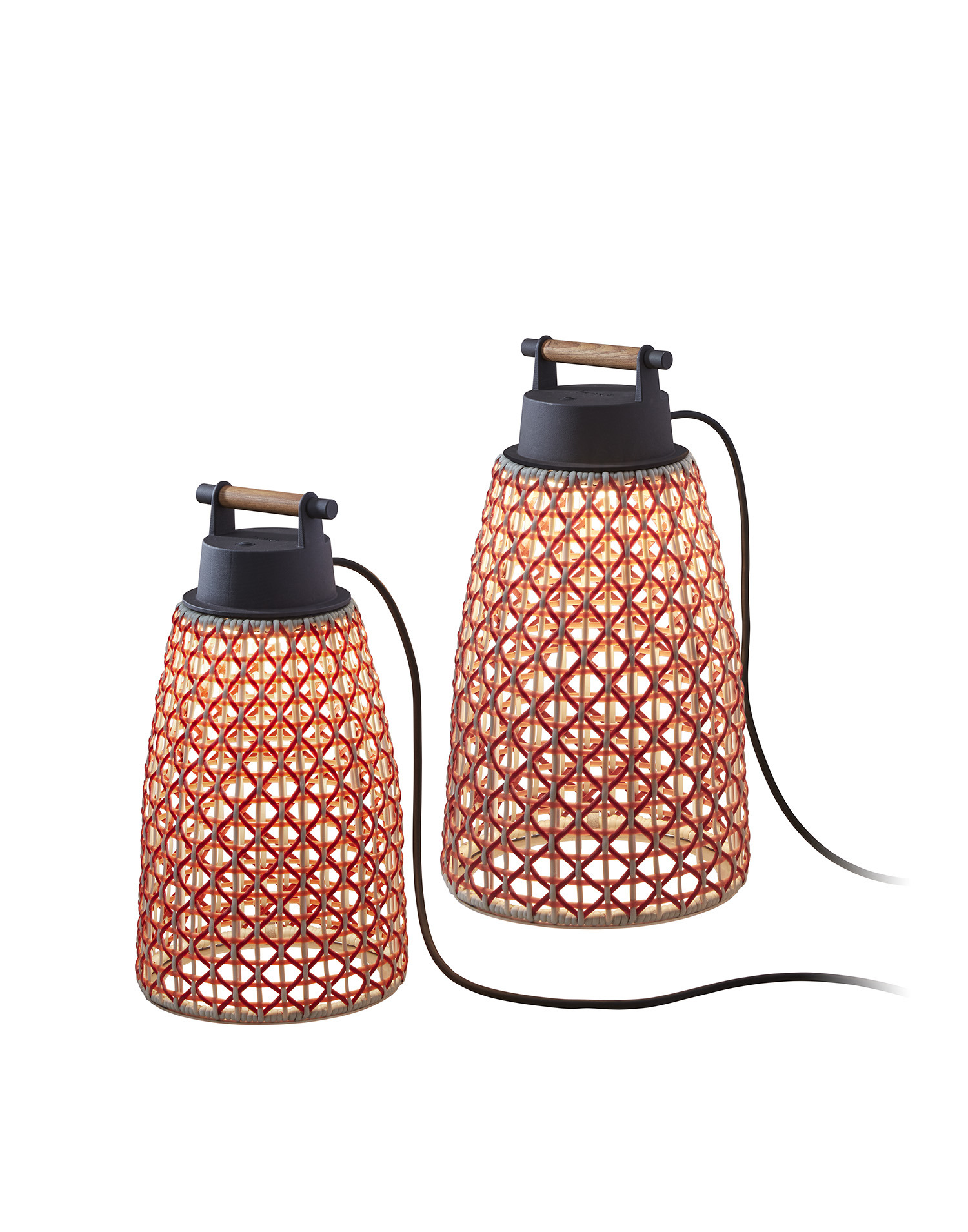 Lampe à poser d'extérieur Nans Portable en fibre synthétique par Joana Bover x Bover Lampe à poser d'extérieur Nans Portable en fibre synthétique par Joana Bover x Bover