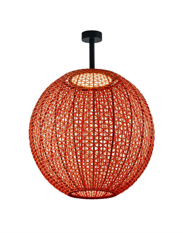 Plafonnier extérieur Nans Sphere PF en fibre synthétique par Joana Bover x Bover