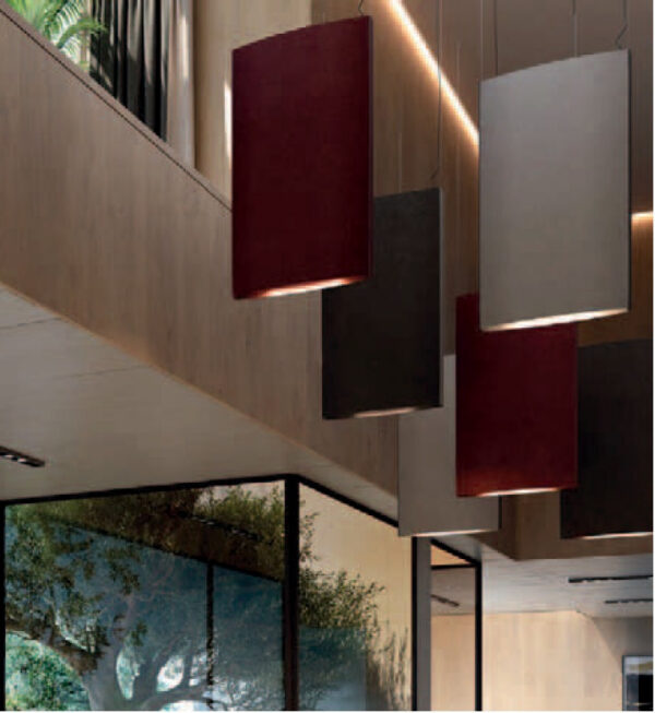 Suspension Noren A en MDF par Estudi Manel Molina x Bover