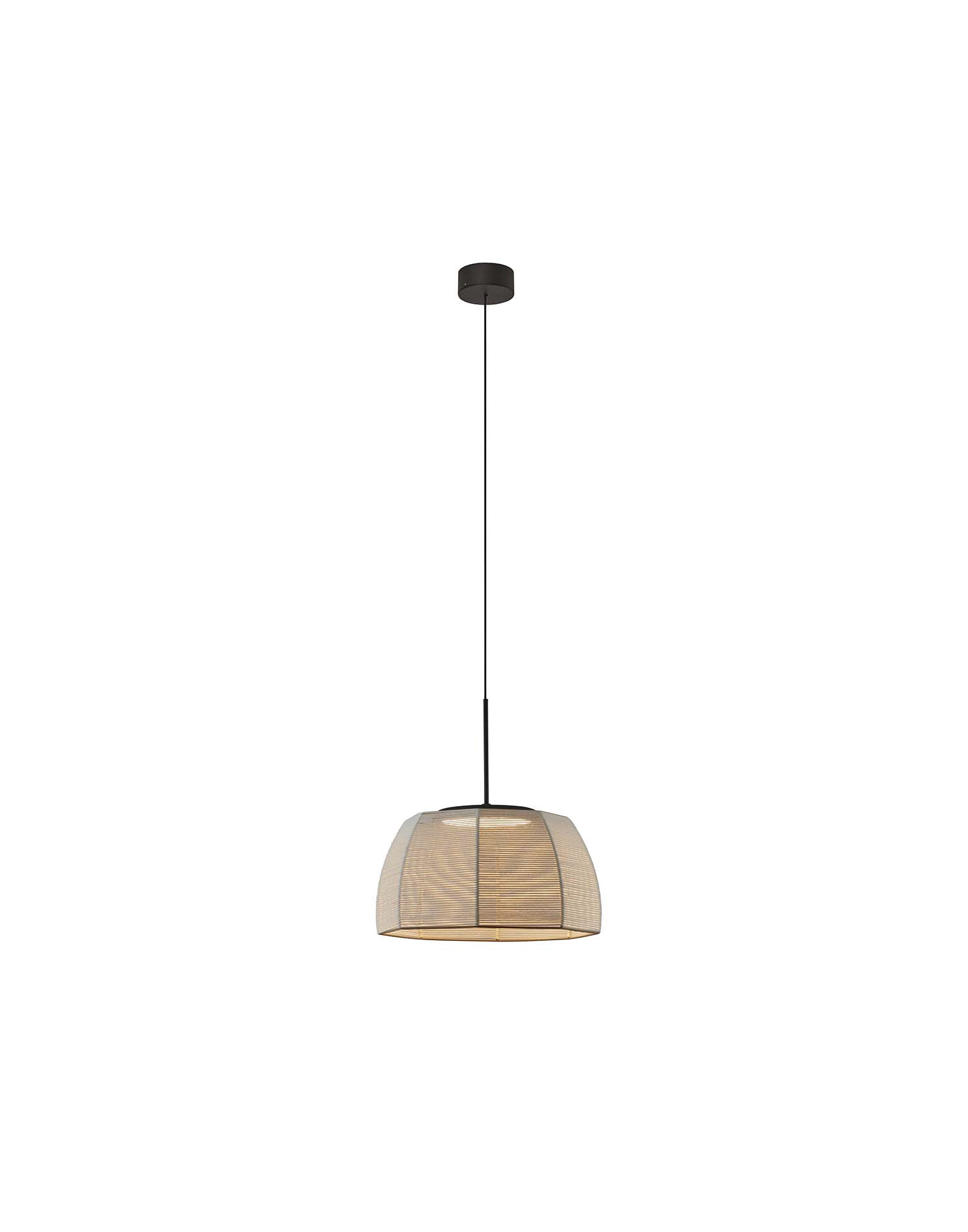 Suspension Tanit en coton par Gonzalo Milà x Bover