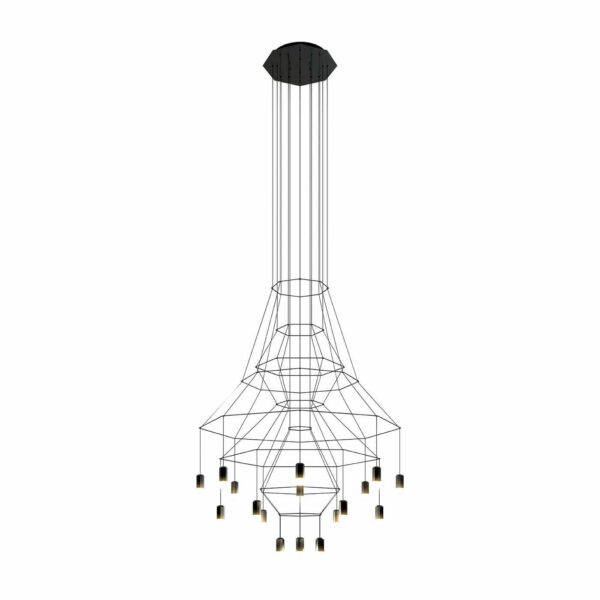 suspension sculpturale grand format