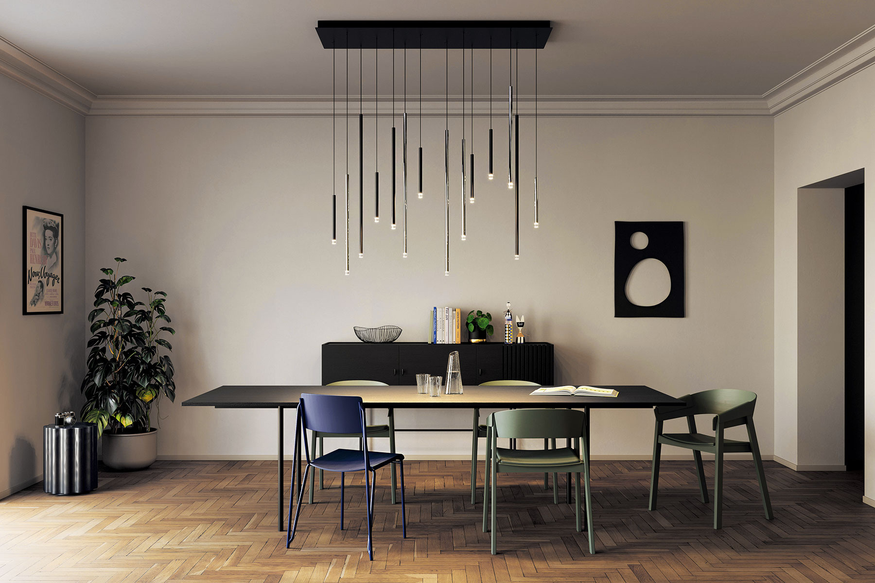 Suspension A-Tube Nano en métal par Studio Italia Design x Lodes Suspension A-Tube Nano en métal par Studio Italia Design x Lodes