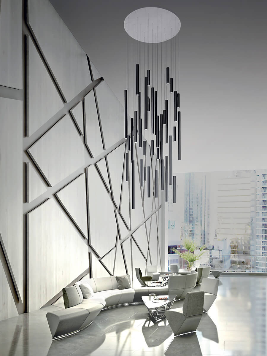 Suspension A-Tube en métal par Studio Italia Design x Lodes Suspension A-Tube en métal par Studio Italia Design x Lodes