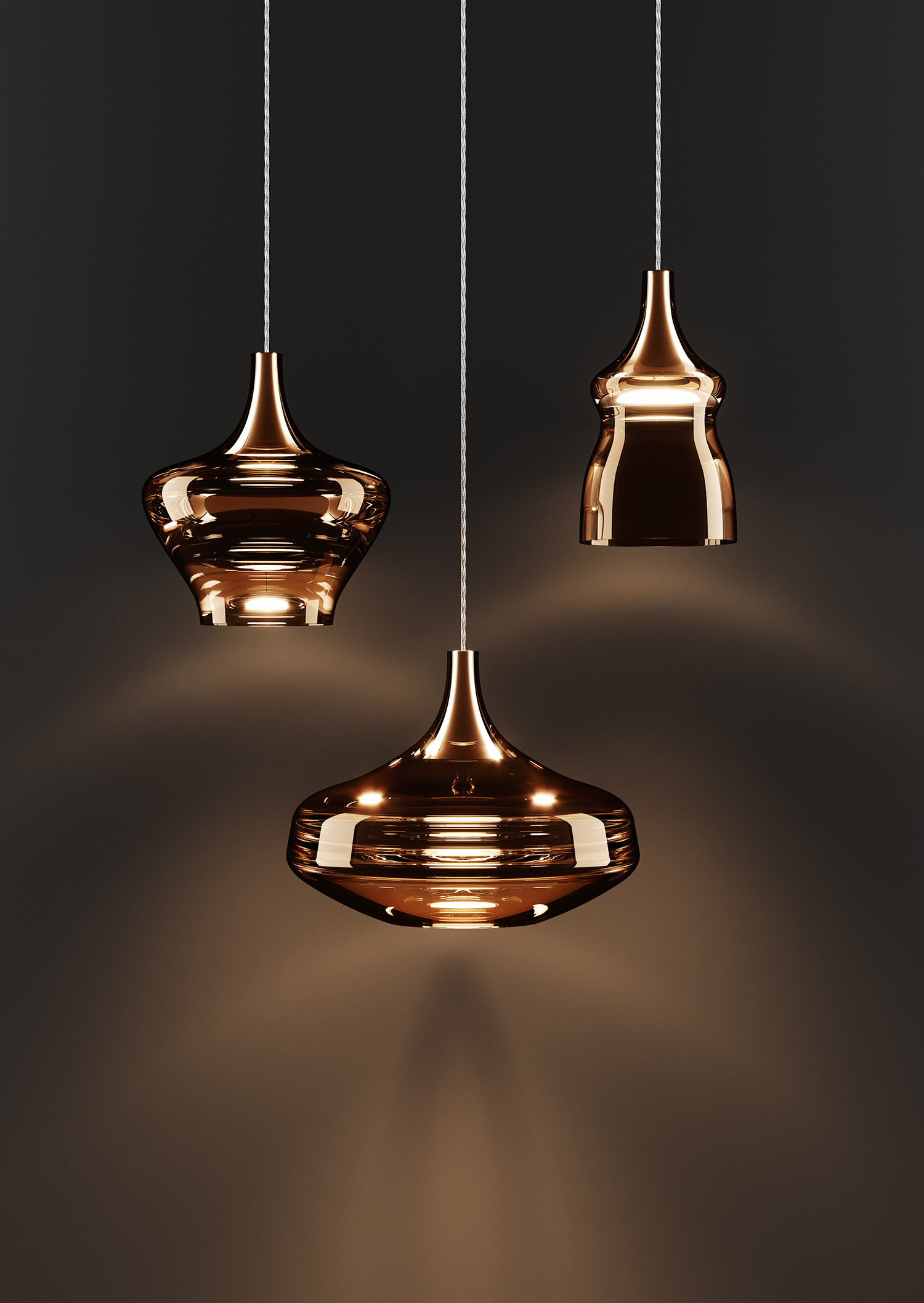 Suspension Nostalgia en verre par Dima Loginoff x Lodes Suspension Nostalgia en verre par Dima Loginoff x Lodes