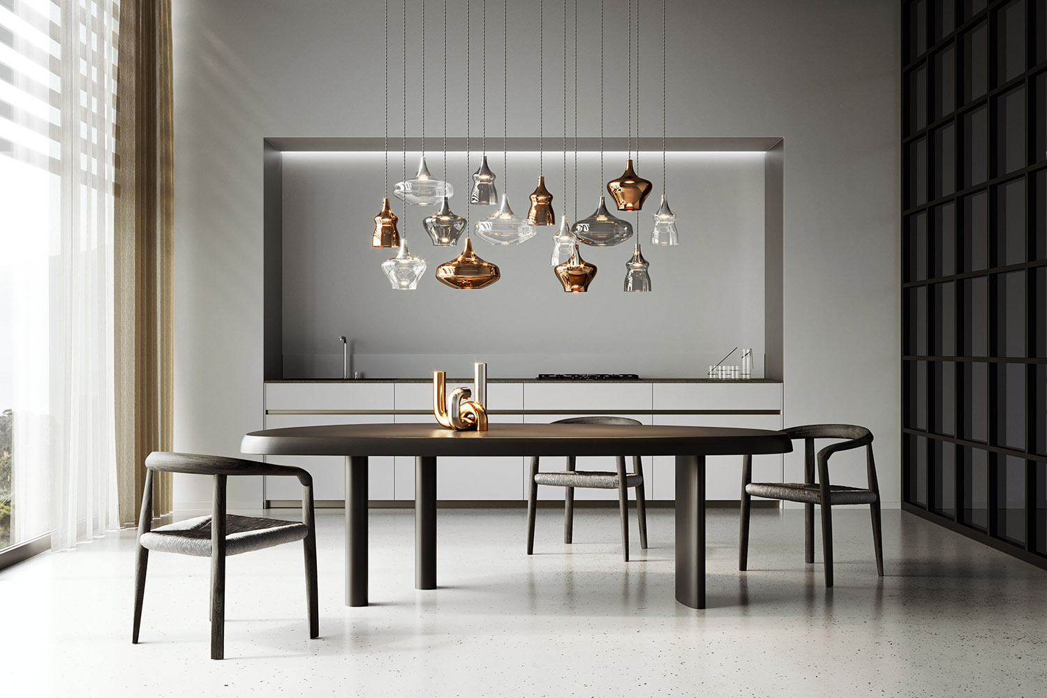 Suspension Nostalgia en verre par Dima Loginoff x Lodes Suspension Nostalgia en verre par Dima Loginoff x Lodes