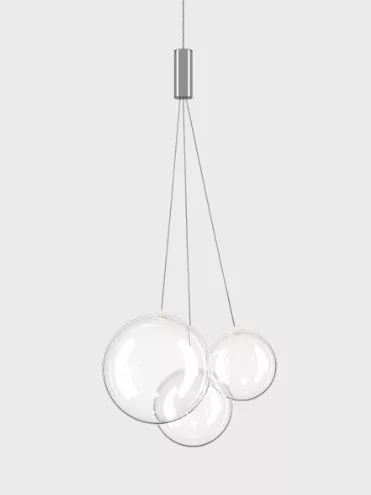 Suspension Random Cluster en verre soufflé par Chia–Ying Lee x Lodes