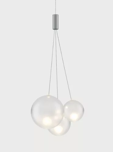 Suspension Random Cluster en verre soufflé par Chia–Ying Lee x Lodes Suspension Random Cluster en verre soufflé par Chia–Ying Lee x Lodes