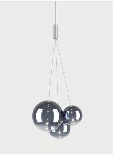 Suspension Random Cluster en verre soufflé par Chia–Ying Lee x Lodes Suspension Random Cluster en verre soufflé par Chia–Ying Lee x Lodes