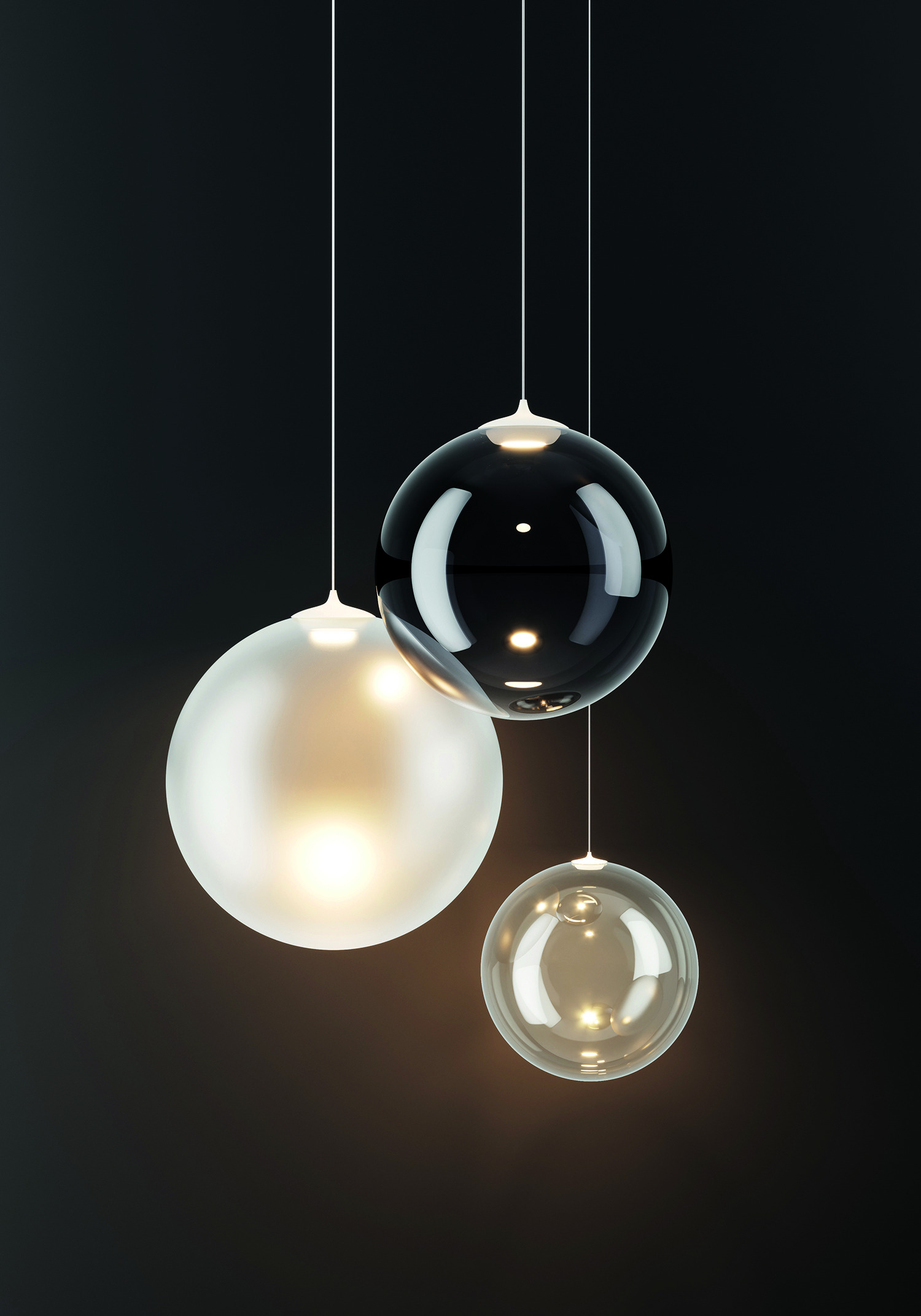 Suspension Random solo en verre soufflé par Chia–Ying Lee x Lodes Suspension Random solo en verre soufflé par Chia–Ying Lee x Lodes