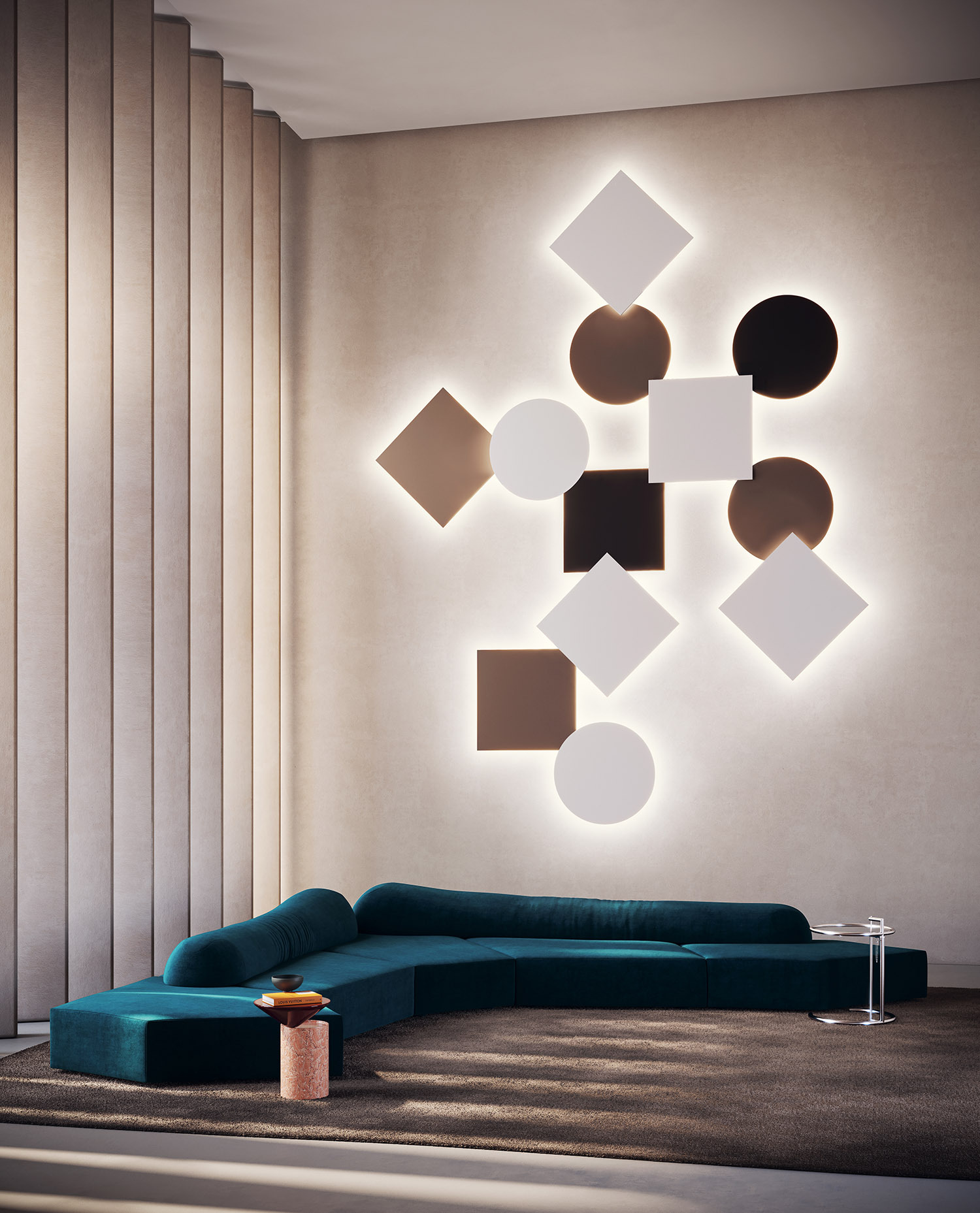 Applique murale Puzzle Méga en métal par Studio Italia Design x Lodes Applique murale Puzzle Méga en métal par Studio Italia Design x Lodes
