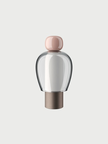 Lampe à poser Easy Peasy sans fil en verre par Luca Nichetto x Lodes