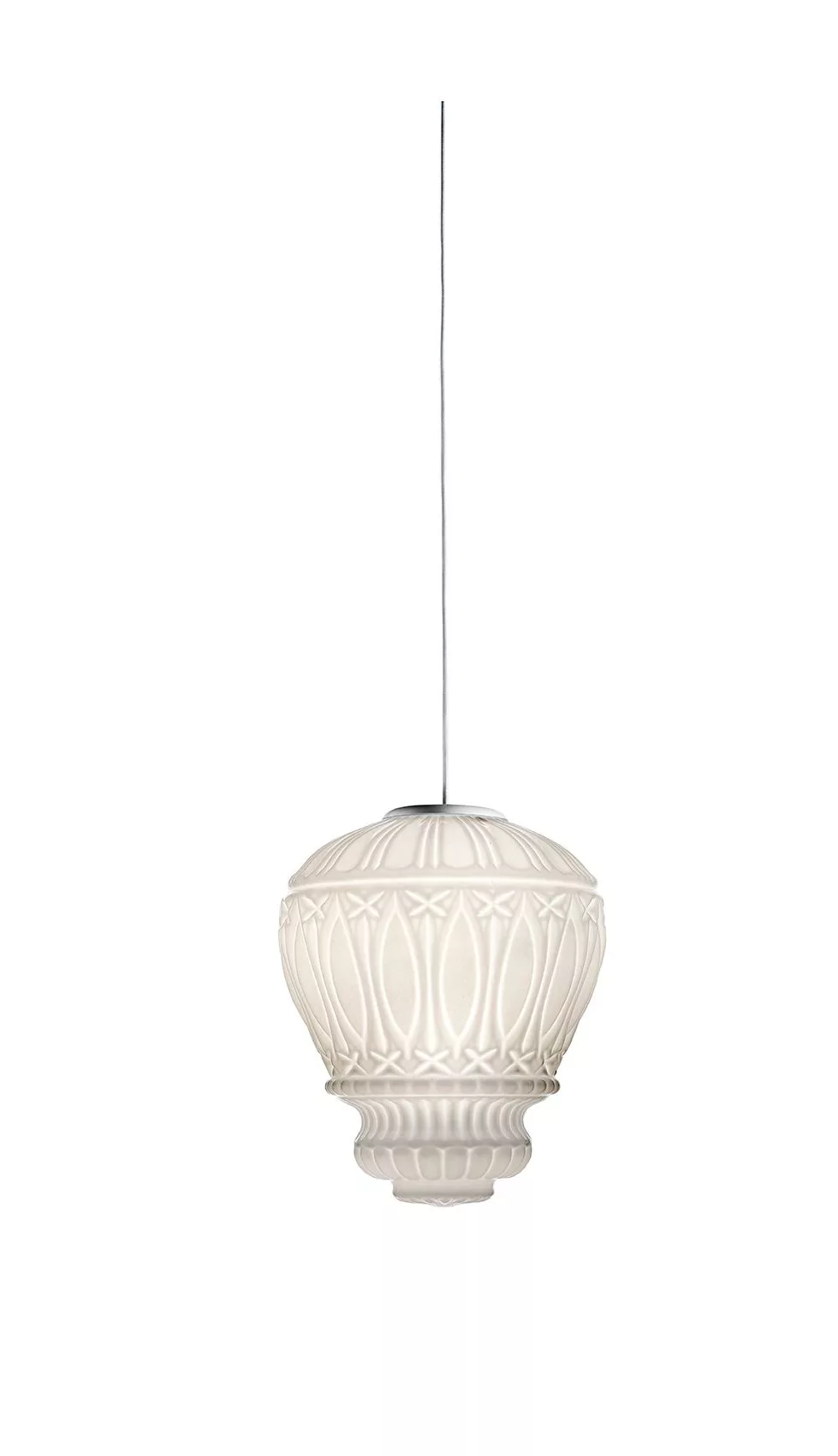 Suspension Arabesque 6983/1 en verre soufflé par MM Lampadari x MM Lampadari