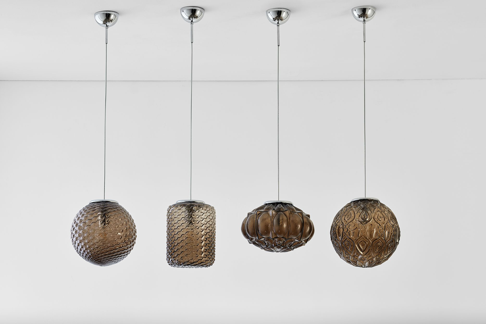 Suspension Arabesque 6984/1 en verre soufflé par MM Lampadari x MM Lampadari