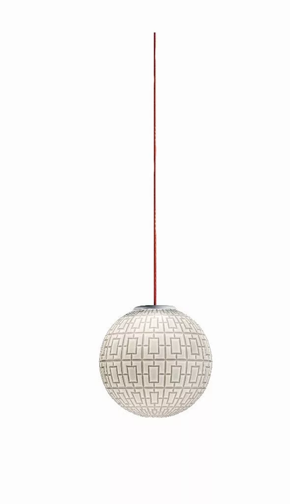 Suspension Arabesque 6984/1 en verre soufflé par MM Lampadari x MM Lampadari