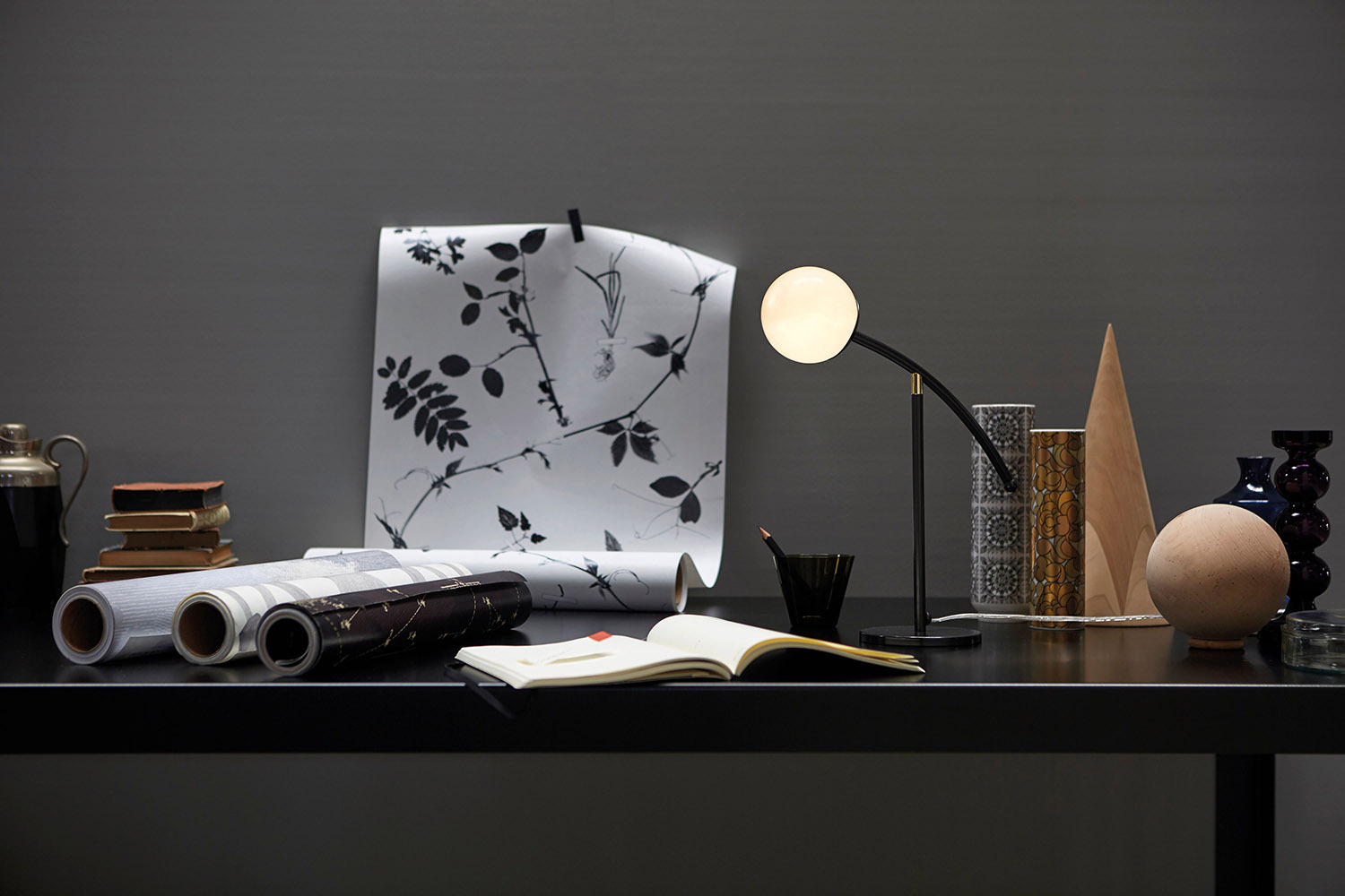 Lampe à poser Arch 7252/L1 en métal par Matteo Valenti x MM Lampadari
