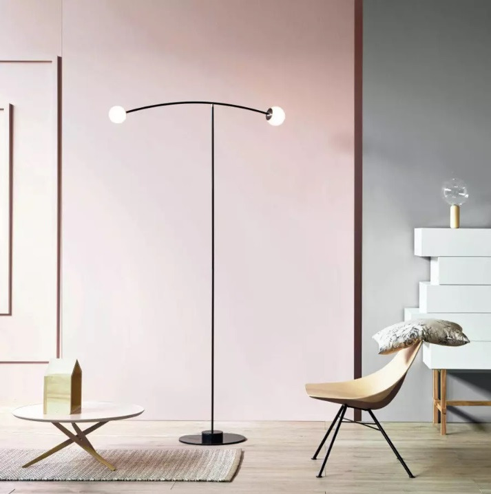 Lampadaire Arch 7252/LT2 en métal par Matteo Valenti x MM Lampadari Lampadaire Arch 7252/LT2 en métal par Matteo Valenti x MM Lampadari