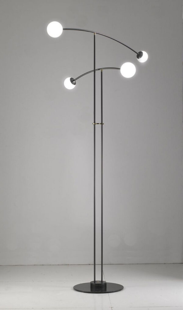 Lampadaire Arch 7252/LT4 en métal par Matteo Valenti x MM Lampadari