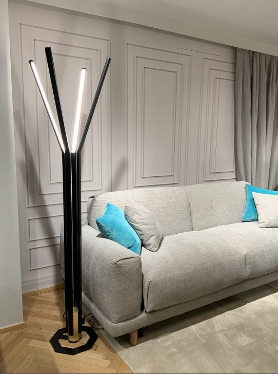 Lampadaire Aster en métal par Roberto Favaretto x MM Lampadari