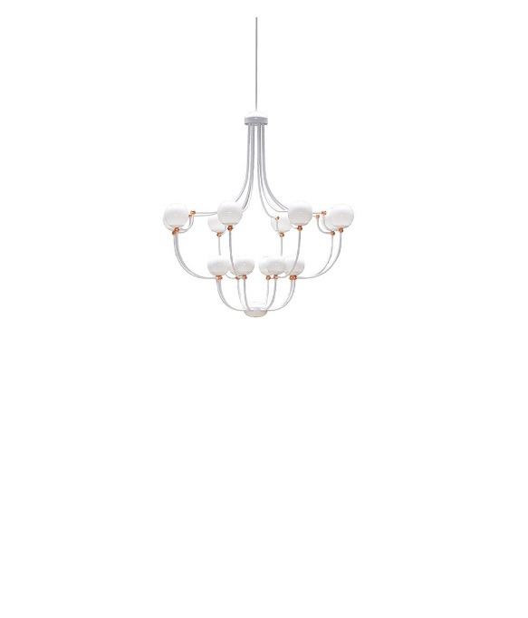 Suspension Dots 7210 en métal par Matteo Zorzenoni x MM Lampadari