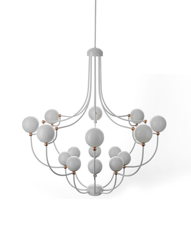 Suspension Dots 7210 en métal par Matteo Zorzenoni x MM Lampadari
