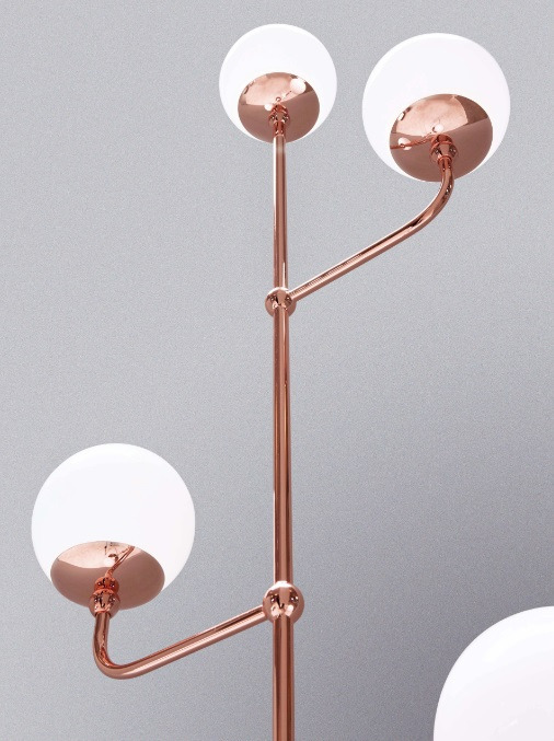 Lampadaire Dots 7210/LT5 en métal par Matteo Zorzenoni x MM Lampadari Lampadaire Dots 7210/LT5 en métal par Matteo Zorzenoni x MM Lampadari