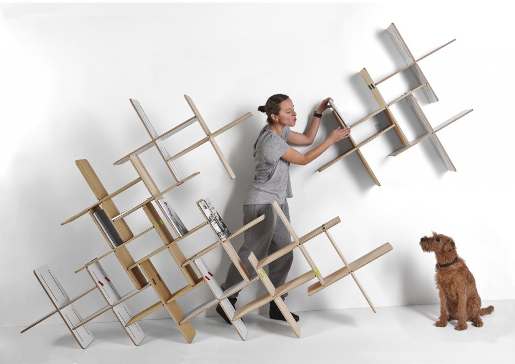 Étagère modulable bibliothèque x7 pièces design Dynks Étagère modulable bibliothèque design Dynks x7 pièces