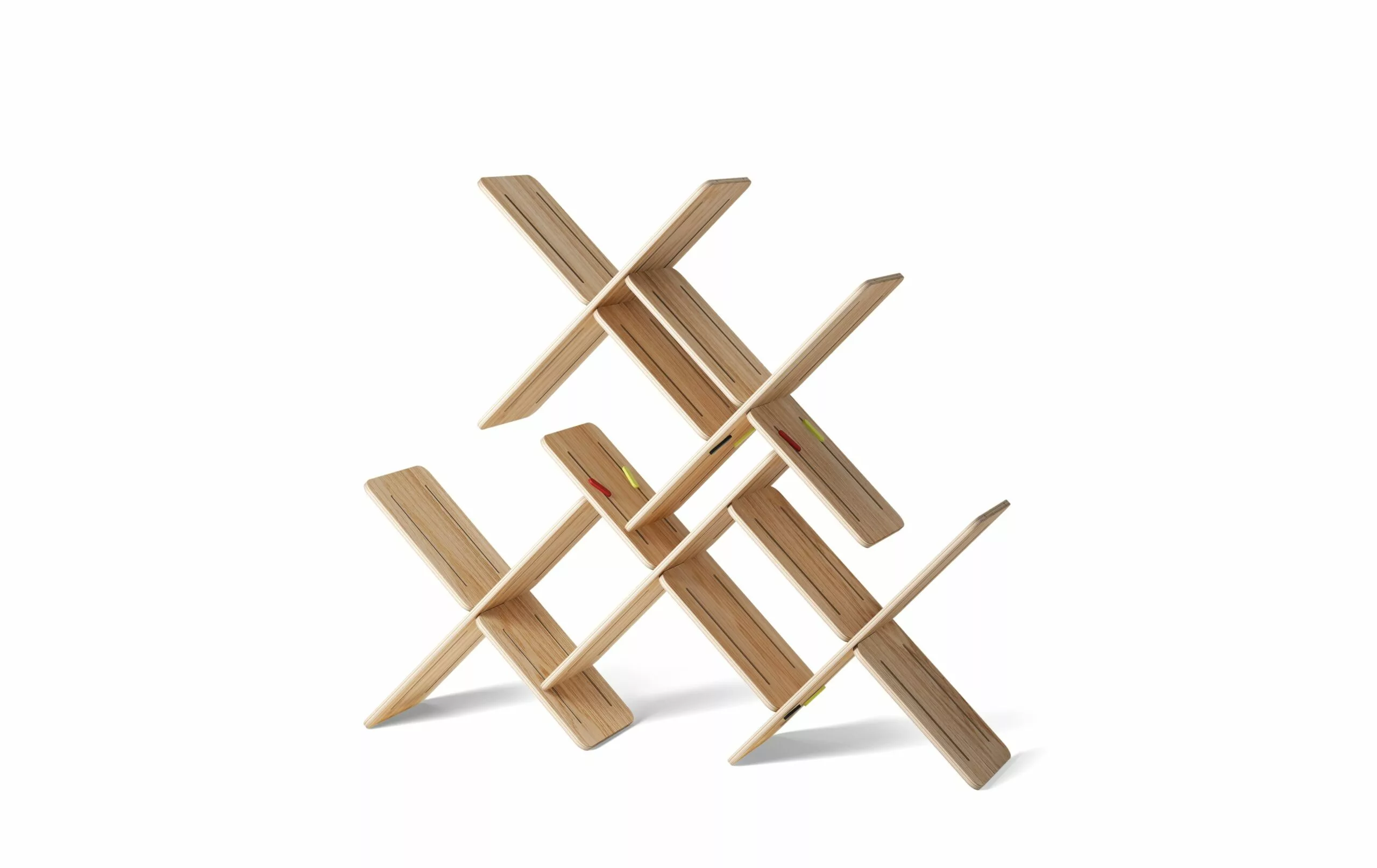 Étagère modulable bibliothèque x5 pièces design Dynks