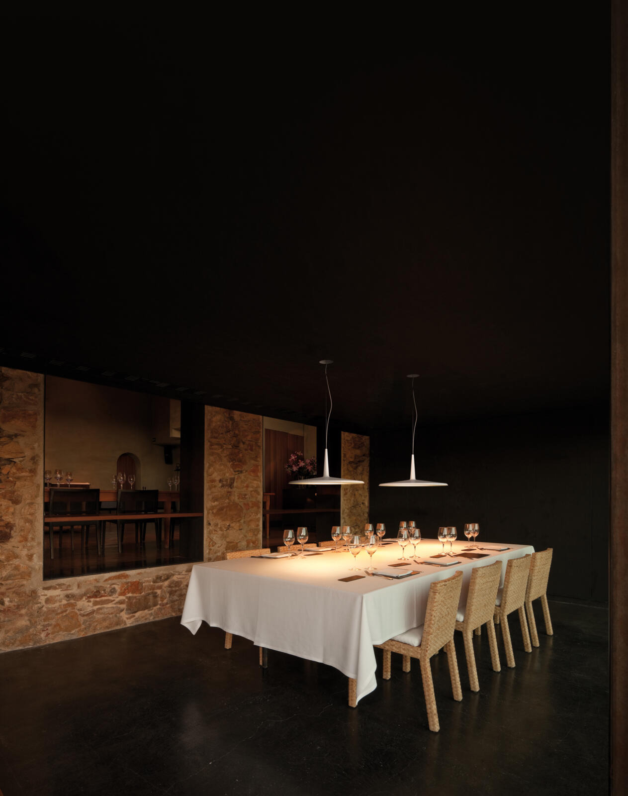 Suspension Skan en aluminium par Lievore Altherr Molina x Vibia Suspension Skan en aluminium par Lievore Altherr Molina x Vibia