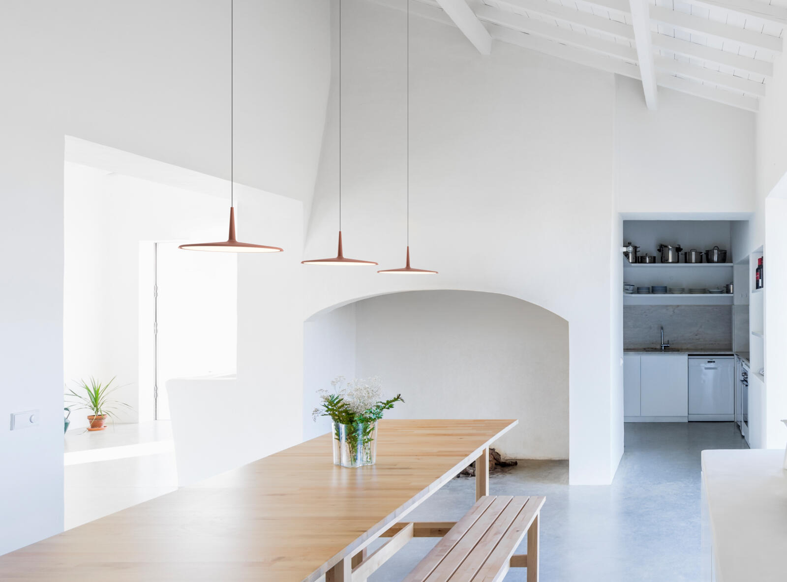 Suspension Skan en aluminium par Lievore Altherr Molina x Vibia Suspension Skan en aluminium par Lievore Altherr Molina x Vibia