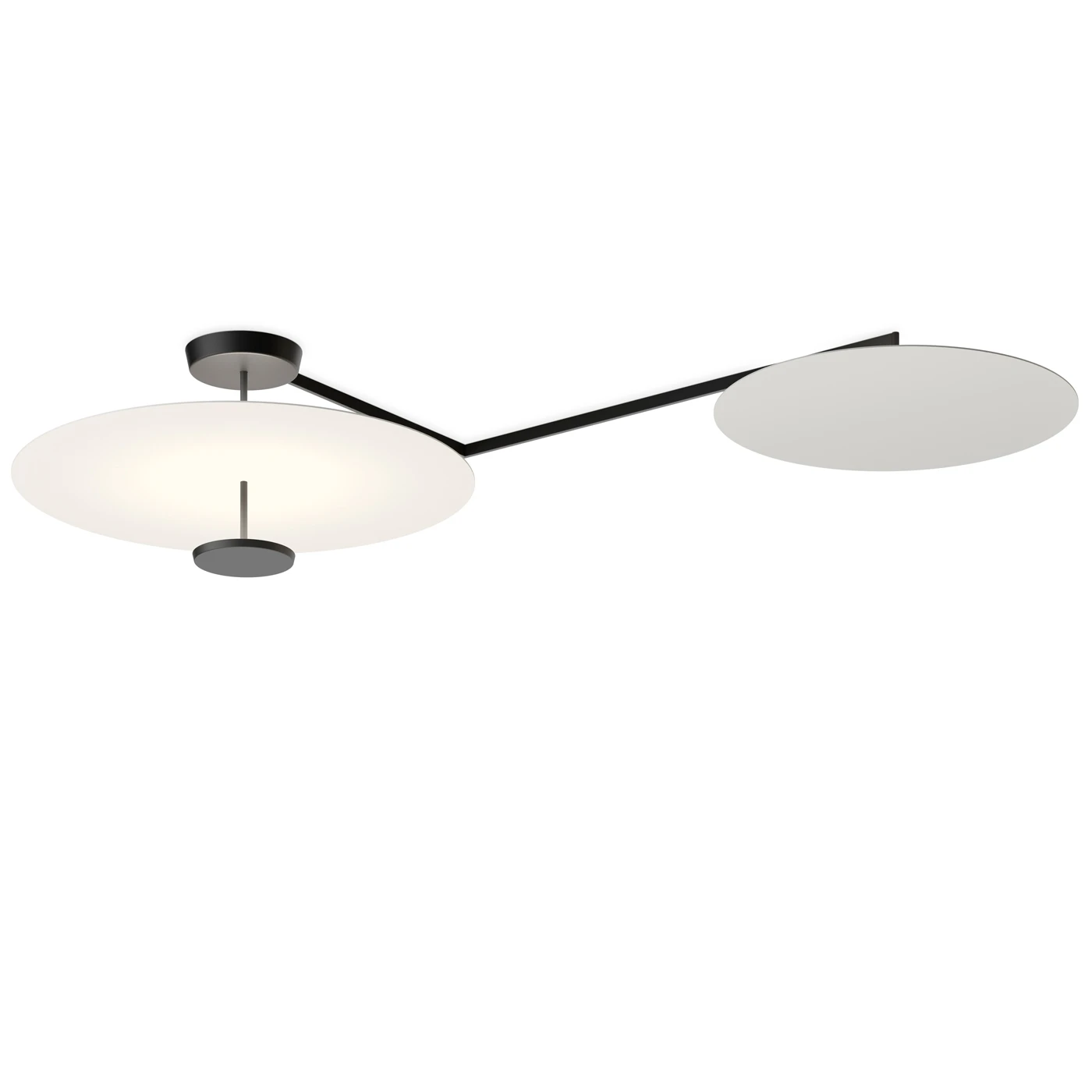 Plafonnier Flat en aluminium par Ichiro Iwasaki x Vibia Plafonnier Flat en aluminium par Ichiro Iwasaki x Vibia