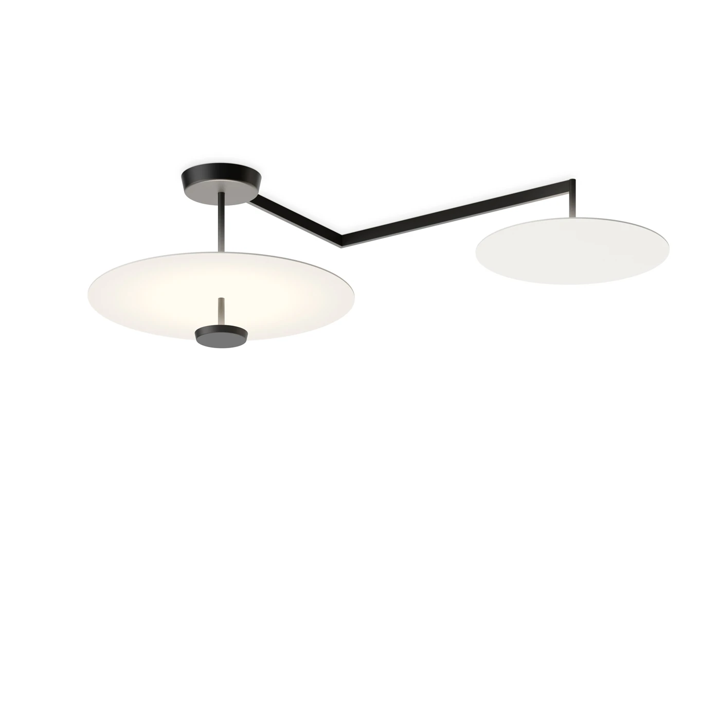 Plafonnier Flat en aluminium par Ichiro Iwasaki x Vibia Plafonnier Flat en aluminium par Ichiro Iwasaki x Vibia