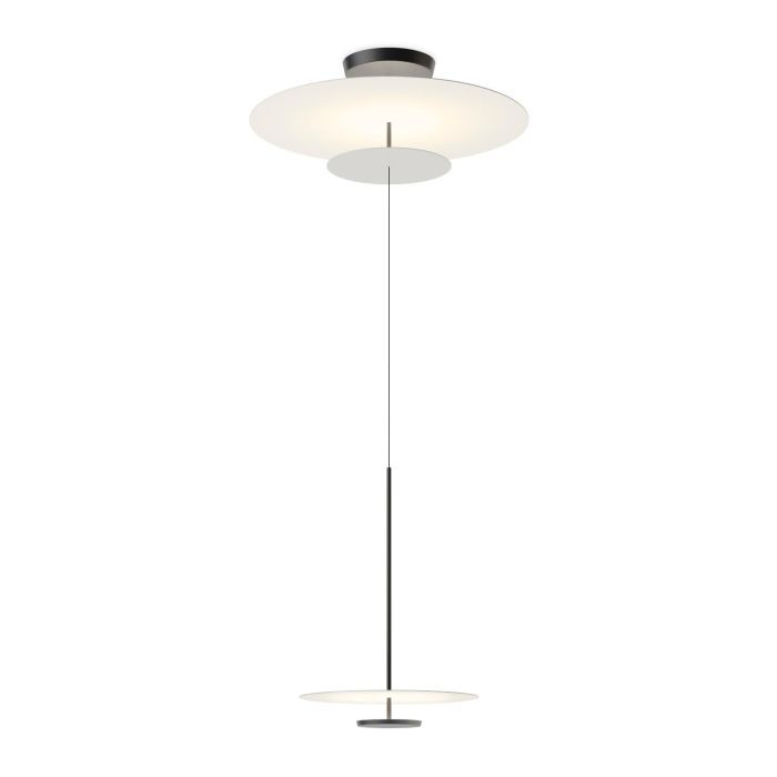 Suspension Flat en aluminium par Ichiro Iwasaki x Vibia Suspension Flat en aluminium par Ichiro Iwasaki x Vibia