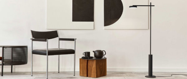 Lampadaire Rafaela en aluminium par Robin Lamps