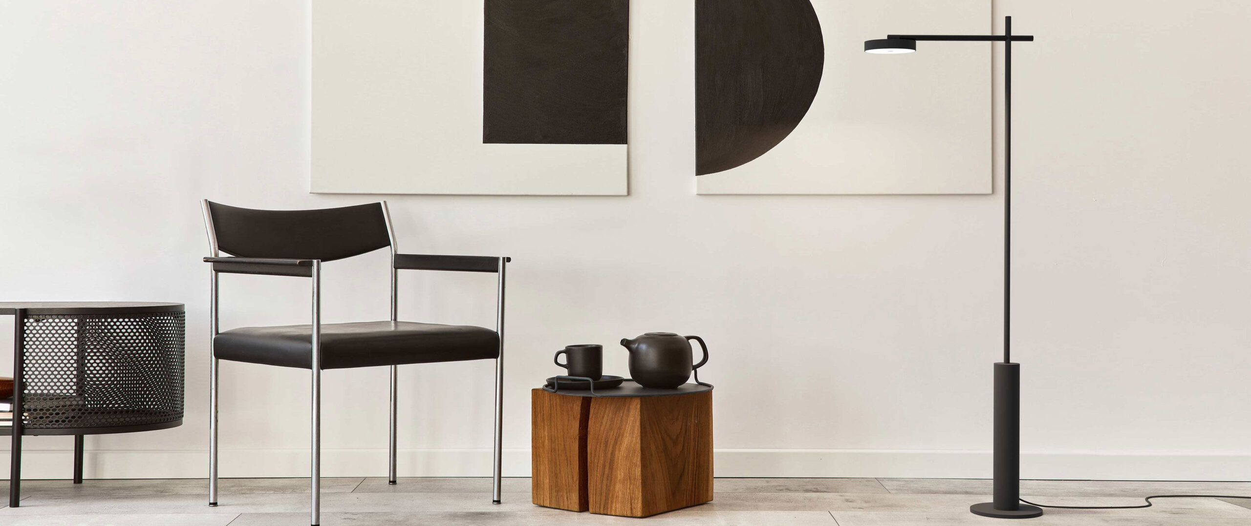 Lampadaire Rafaela en aluminium par Robin Lamps
