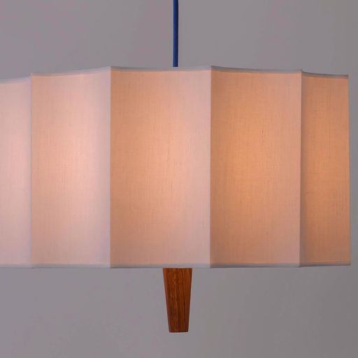 Suspension Rain en bois de châtaignier par Robin Lamps