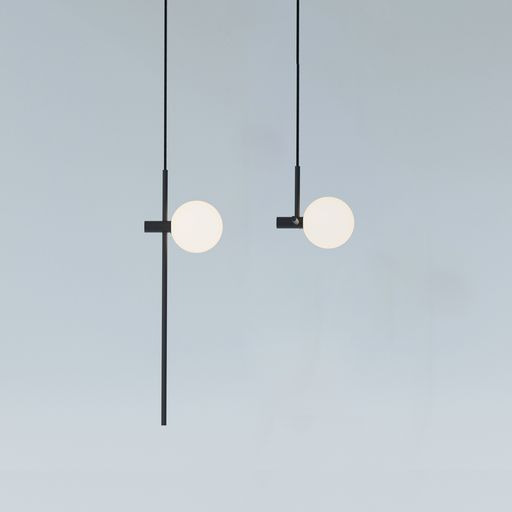 Suspension Roxanne mono en fer par Robin Lamps Suspension Roxanne mono en fer par Robin Lamps