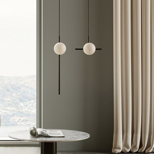 Suspension Roxanne mono en fer par Robin Lamps Suspension Roxanne mono en fer par Robin Lamps