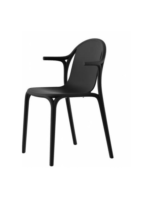 Chaise avec accoudoirs Brooklyn en polypropylène au design contemporain par Eugeni Quitllet x Vondom