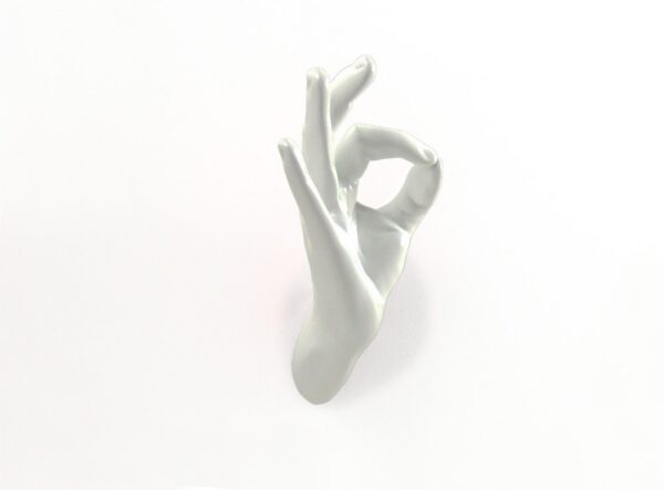 Patère originale et design Hand Job Ok par Thelermont Hupton