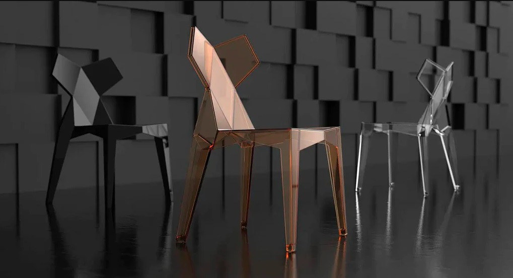 Chaise Kimono en polycarbonate au design contemporain par Ramón Esteve x Vondom Chaise Kimono en polycarbonate au design contemporain par Ramón Esteve x Vondom