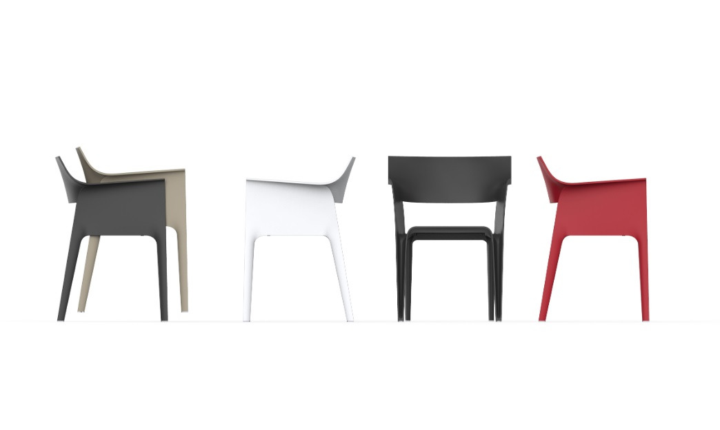 Fauteuil Pedrera en polyprene au design contemporain par Eugeni Quitllet x Vondom Fauteuil Pedrera en polyprene au design contemporain par Eugeni Quitllet x Vondom