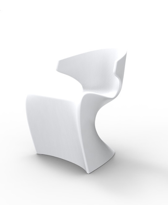 Fauteuil Wing en polyéthylène au design contemporain par A-cero x Vondom