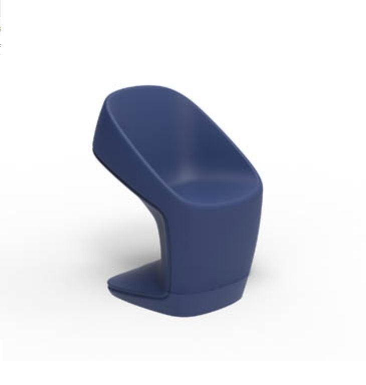Chaise Ufo en polyethylene au design contemporain par Ora Ïto x Vondom Chaise Ufo en polyethylene au design contemporain par Ora Ïto x Vondom