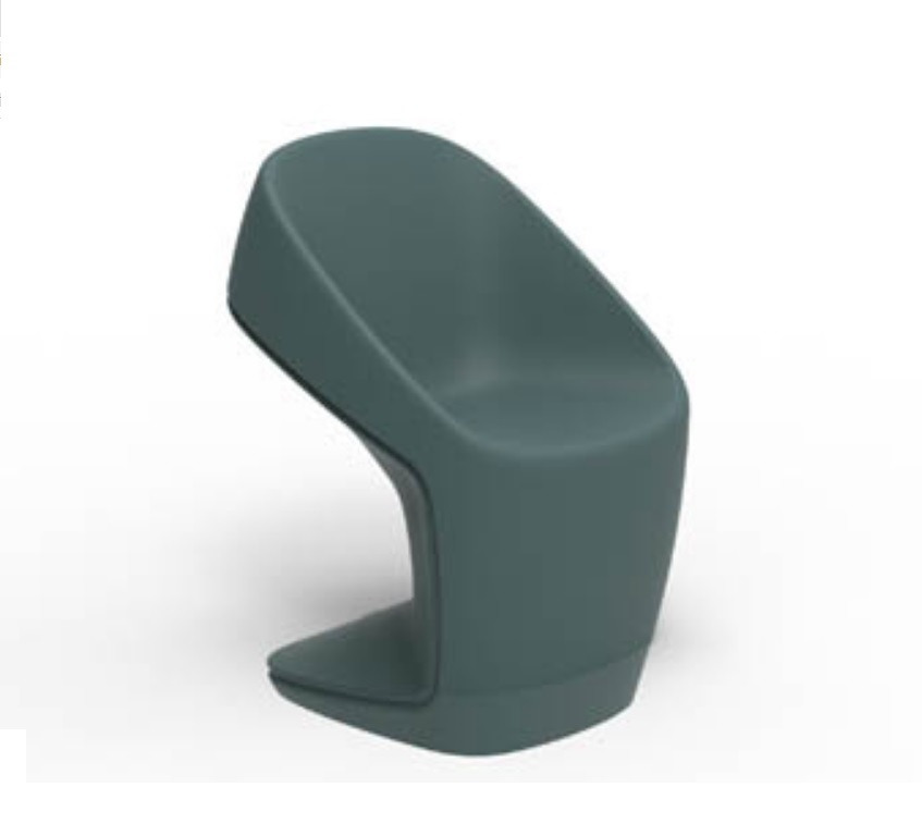 Chaise Ufo en polyethylene au design contemporain par Ora Ïto x Vondom Chaise Ufo en polyethylene au design contemporain par Ora Ïto x Vondom