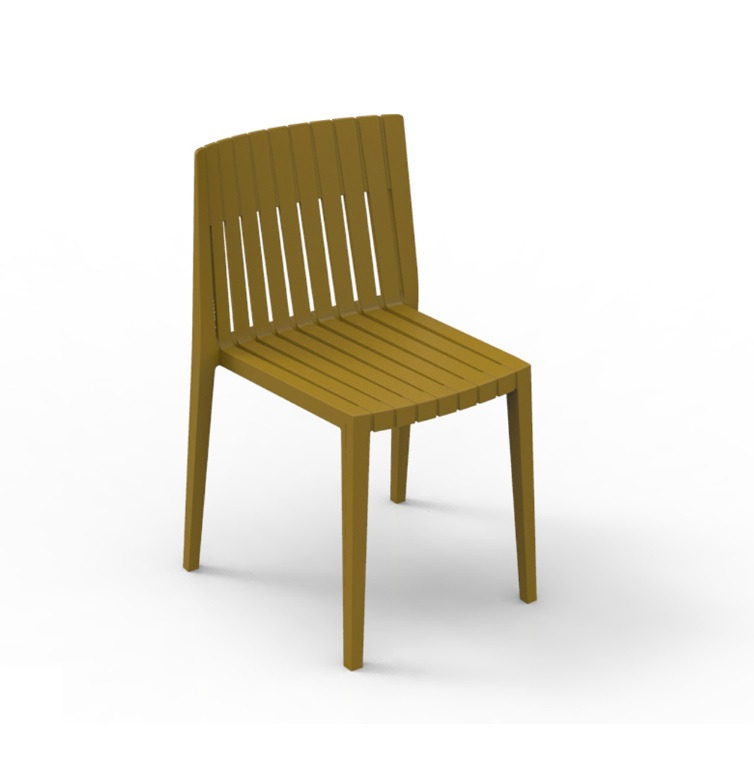 Chaise Spritz en polypropylène au design contemporain par Archirivolto Design x Vondom