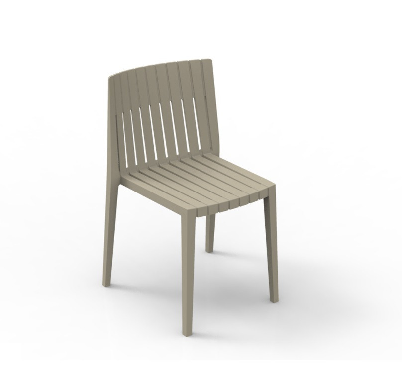 Chaise Spritz en polypropylène au design contemporain par Archirivolto Design x Vondom Chaise Spritz en polypropylène au design contemporain par Archirivolto Design x Vondom