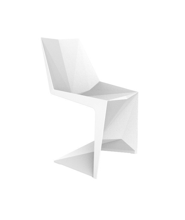 Chaise Voxel mini en polypropylène au design contemporain par Karim Rashid x Vondom