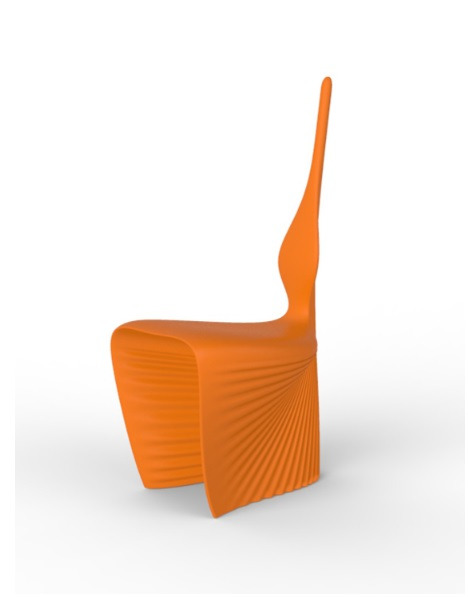 Chaise Biophilia en polyéthylène au design contemporain par Ross Lovegrove x Vondom